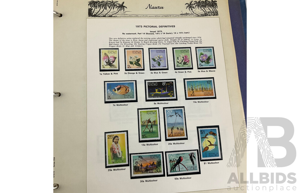 Australian Dependencies Seven Seas Mint Stamp Album Antarctica 1957 to Norfolk Island 1981