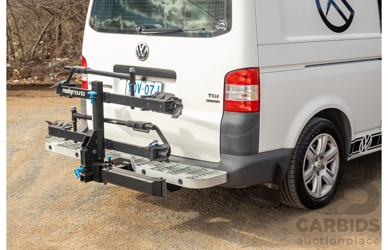 12/2011 Volkswagen Transporter TDI400 LWB Low 4Motion (AWD) T5 MY12 Van White Turbo Diesel 2.0L - Campervan