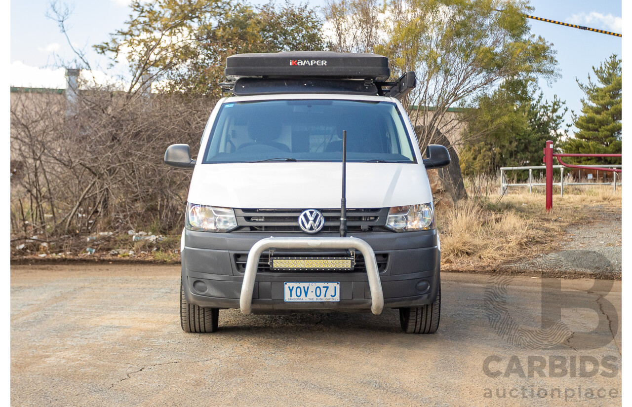 12/2011 Volkswagen Transporter TDI400 LWB Low 4Motion (AWD) T5 MY12 Van White Turbo Diesel 2.0L - Campervan