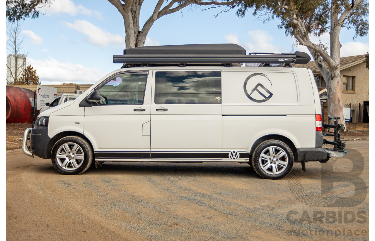 12/2011 Volkswagen Transporter TDI400 LWB Low 4Motion (AWD) T5 MY12 Van White Turbo Diesel 2.0L - Campervan