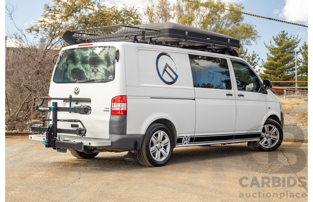 12/2011 Volkswagen Transporter TDI400 LWB Low 4Motion (AWD) T5 MY12 Van White Turbo Diesel 2.0L - Campervan