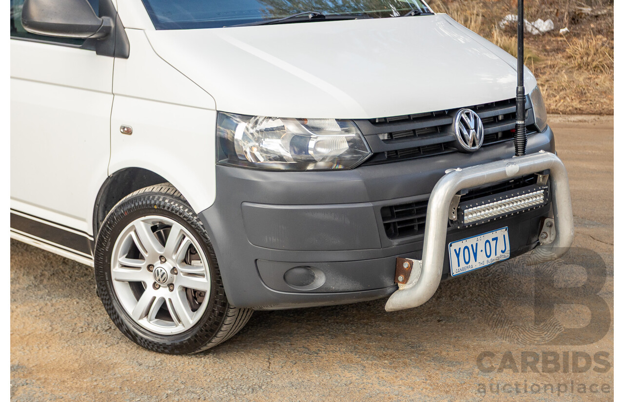 12/2011 Volkswagen Transporter TDI400 LWB Low 4Motion (AWD) T5 MY12 Van White Turbo Diesel 2.0L - Campervan