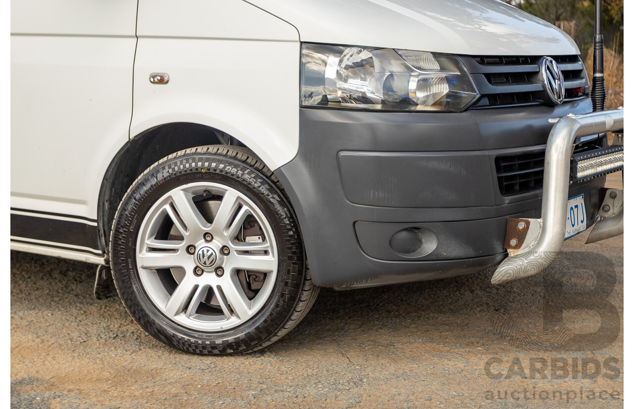 12/2011 Volkswagen Transporter TDI400 LWB Low 4Motion (AWD) T5 MY12 Van White Turbo Diesel 2.0L - Campervan