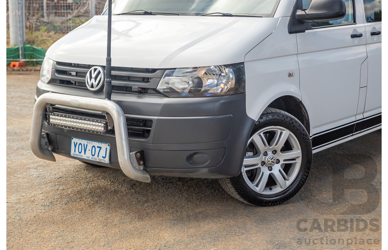 12/2011 Volkswagen Transporter TDI400 LWB Low 4Motion (AWD) T5 MY12 Van White Turbo Diesel 2.0L - Campervan