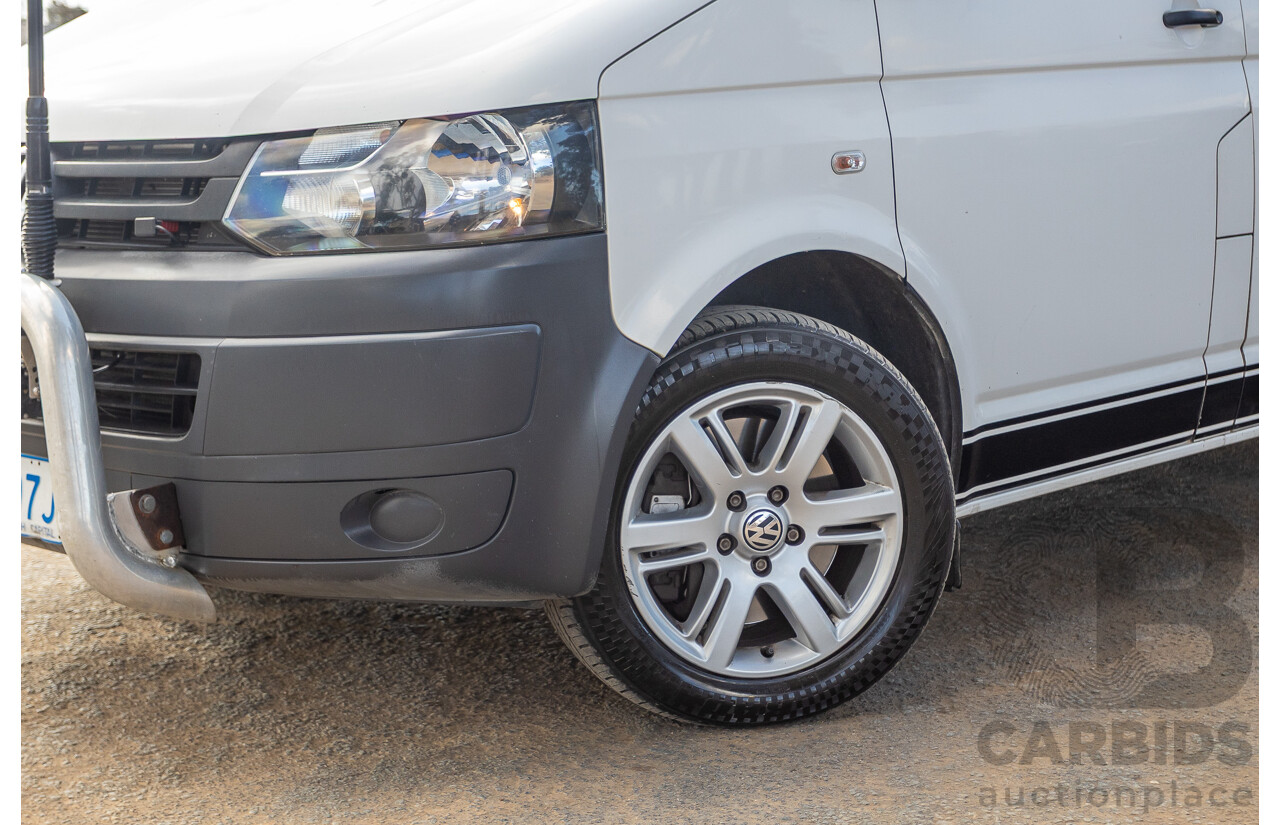 12/2011 Volkswagen Transporter TDI400 LWB Low 4Motion (AWD) T5 MY12 Van White Turbo Diesel 2.0L - Campervan