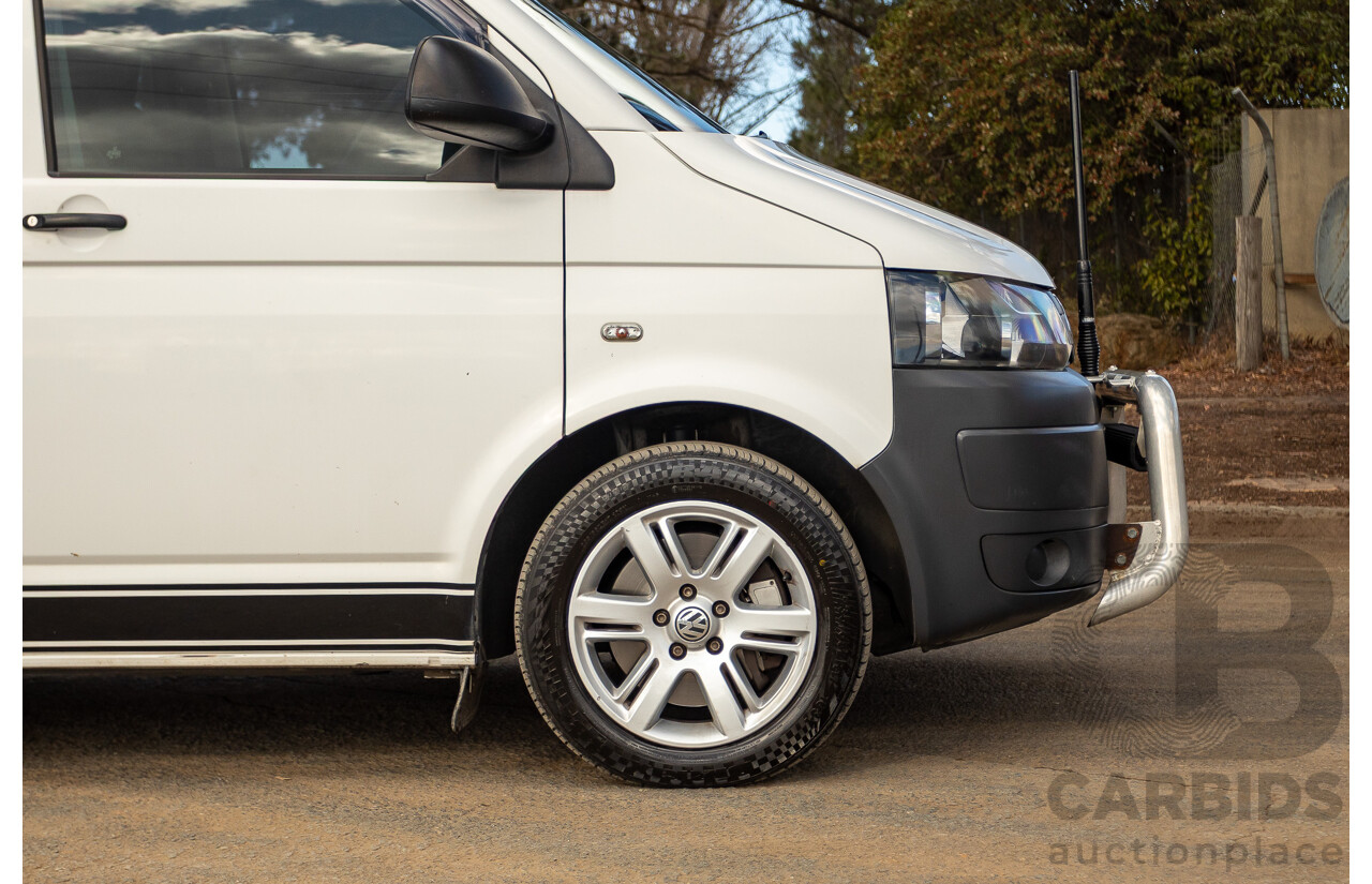 12/2011 Volkswagen Transporter TDI400 LWB Low 4Motion (AWD) T5 MY12 Van White Turbo Diesel 2.0L - Campervan