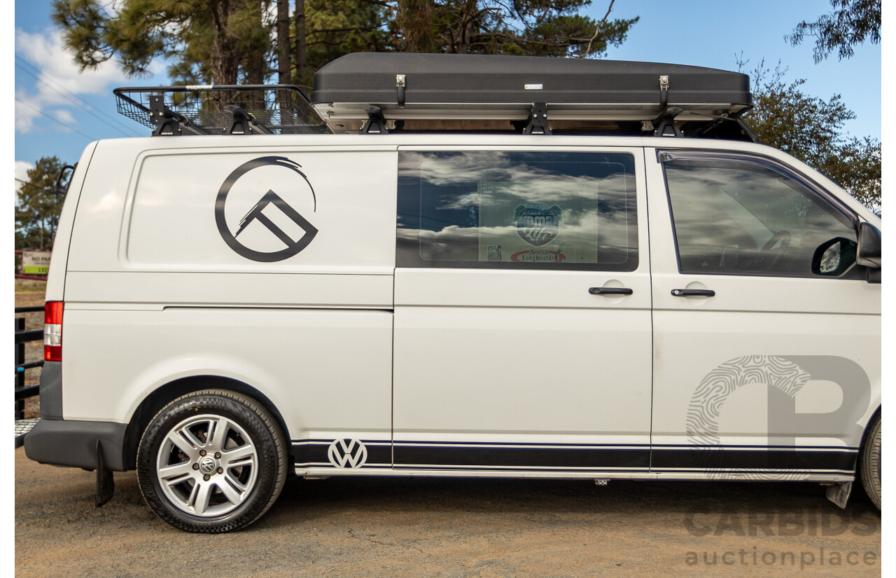 12/2011 Volkswagen Transporter TDI400 LWB Low 4Motion (AWD) T5 MY12 Van White Turbo Diesel 2.0L - Campervan