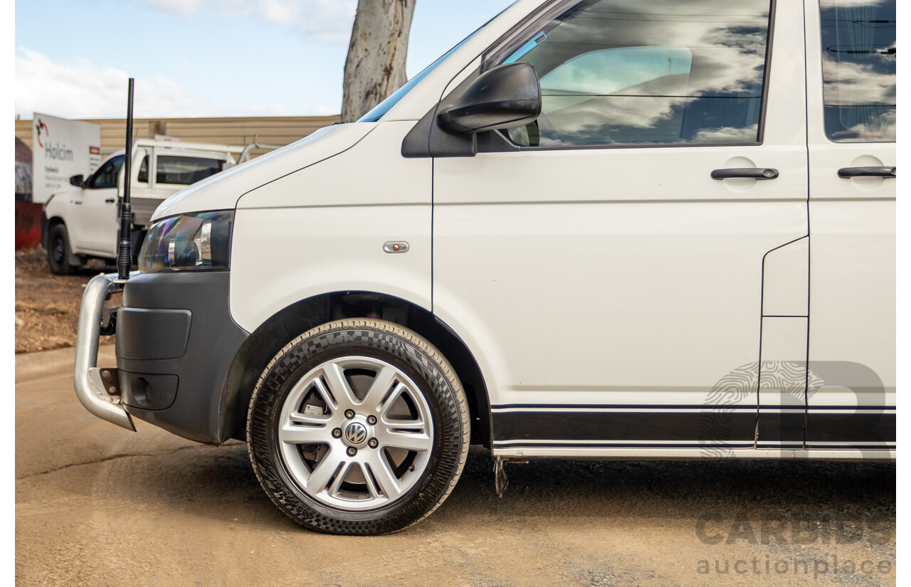 12/2011 Volkswagen Transporter TDI400 LWB Low 4Motion (AWD) T5 MY12 Van White Turbo Diesel 2.0L - Campervan