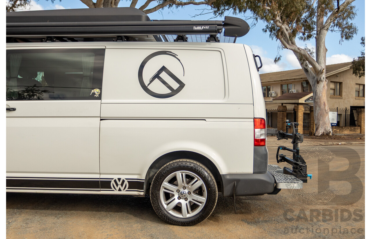 12/2011 Volkswagen Transporter TDI400 LWB Low 4Motion (AWD) T5 MY12 Van White Turbo Diesel 2.0L - Campervan