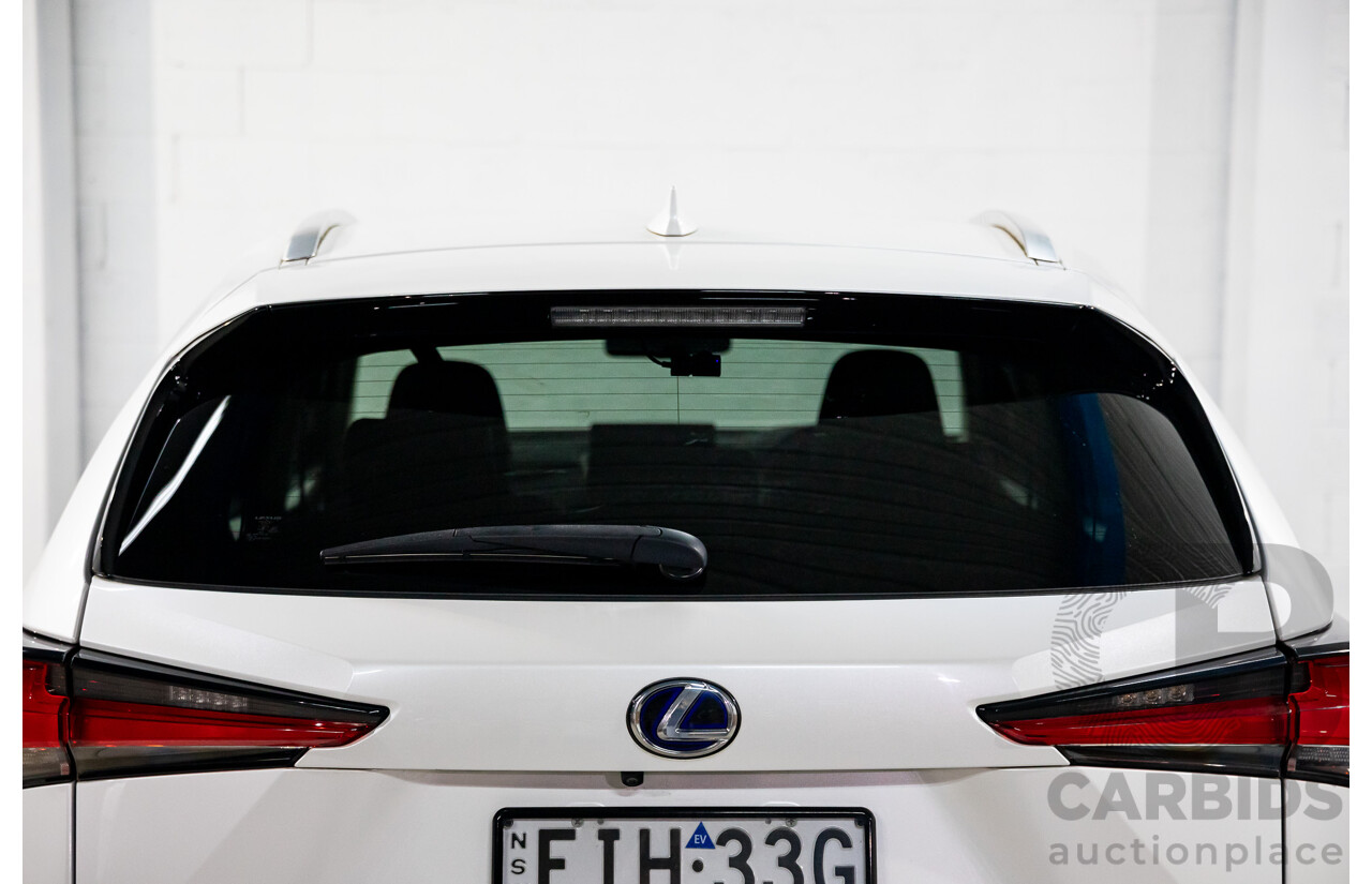 03/2018 Lexus NX300h Luxury Hybrid (FWD) AYZ10R MY17 Facelift 4d Wagon Sonic Quartz Metallic 2.5L - Hybrid