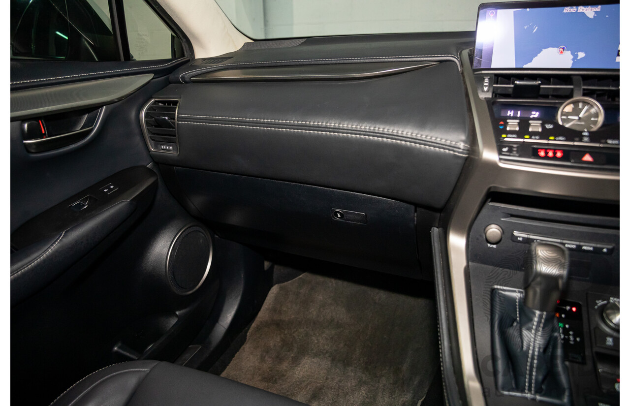 03/2018 Lexus NX300h Luxury Hybrid (FWD) AYZ10R MY17 Facelift 4d Wagon Sonic Quartz Metallic 2.5L - Hybrid