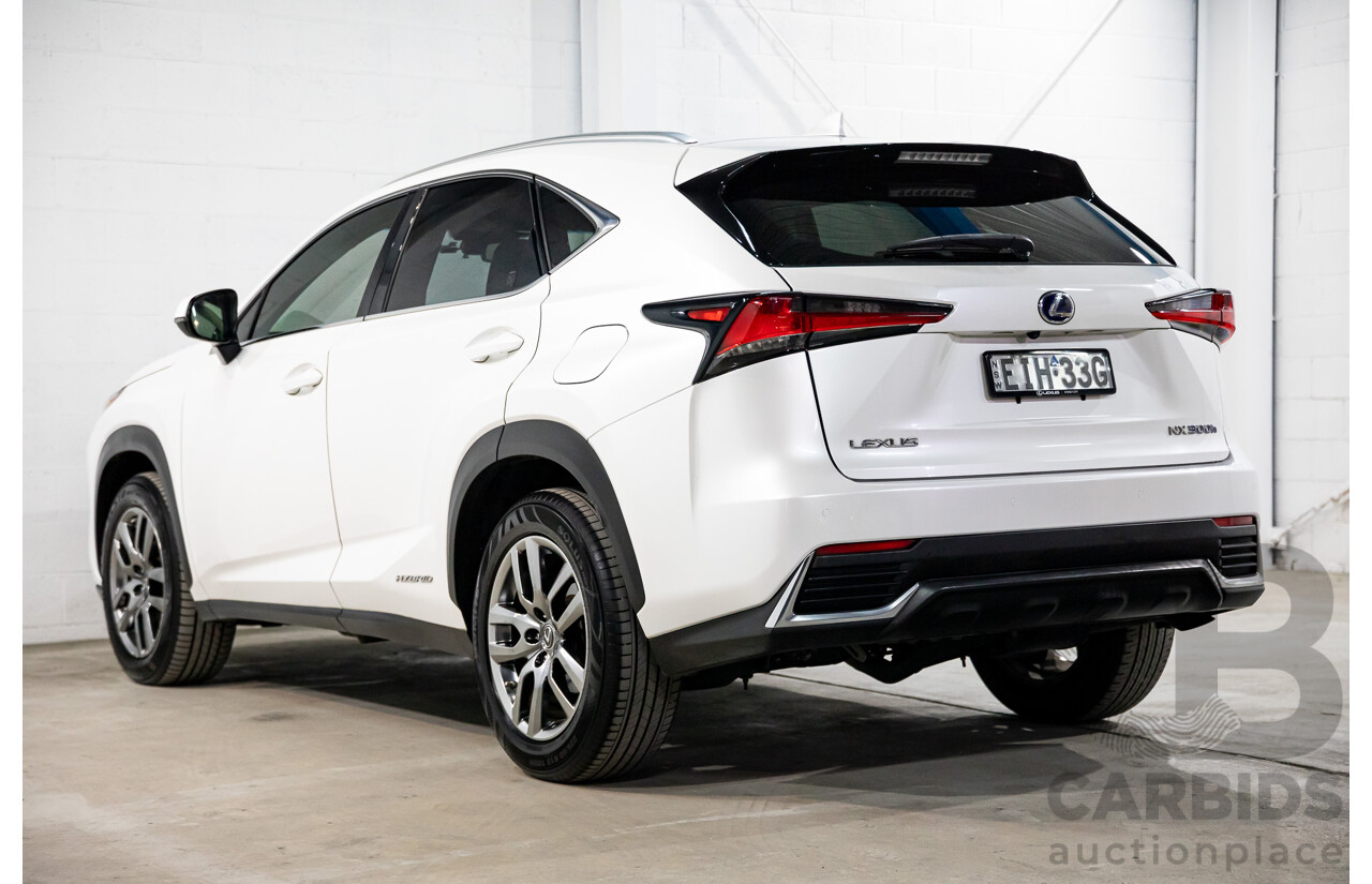 03/2018 Lexus NX300h Luxury Hybrid (FWD) AYZ10R MY17 Facelift 4d Wagon Sonic Quartz Metallic 2.5L - Hybrid