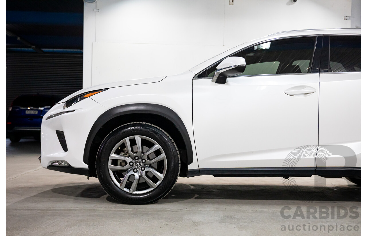 03/2018 Lexus NX300h Luxury Hybrid (FWD) AYZ10R MY17 Facelift 4d Wagon Sonic Quartz Metallic 2.5L - Hybrid
