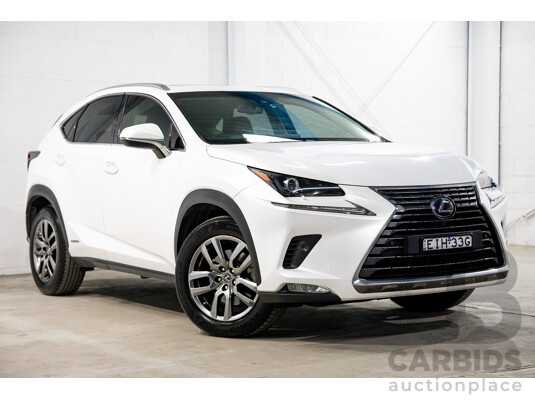 03/2018 Lexus NX300h Luxury Hybrid (FWD) AYZ10R MY17 Facelift 4d Wagon Sonic Quartz Metallic 2.5L - Hybrid