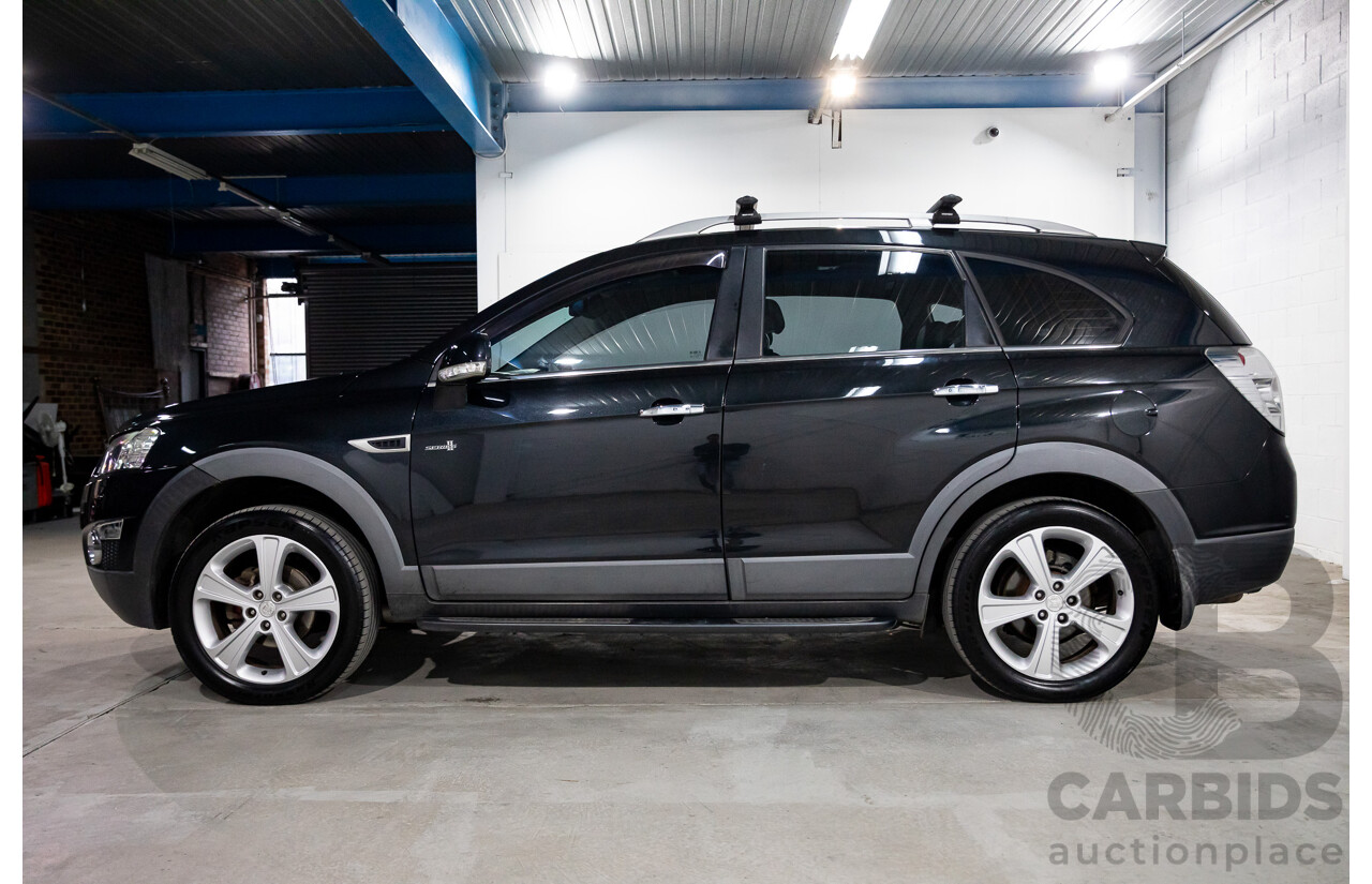 11/2013 Holden Captiva 7 LX (AWD) CG MY13 4d Wagon Carbon Flash Metallic V6 3.0L - 7 Seater