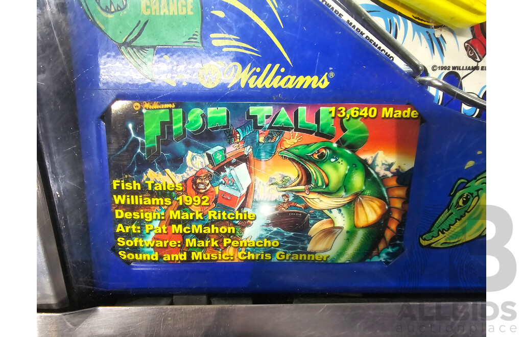 Fish Tales Pinball Machine by Williams