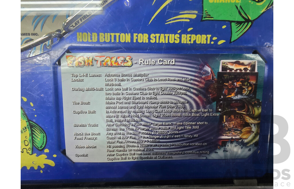 Fish Tales Pinball Machine by Williams