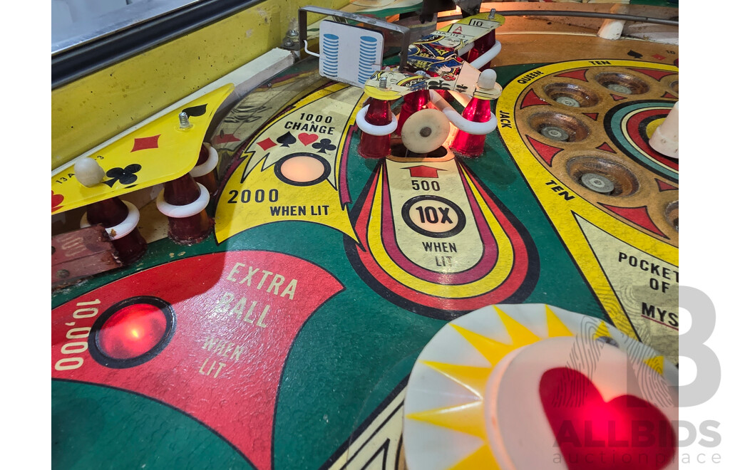 1979 Hot Hand Pinball Machine by Stern Electronics