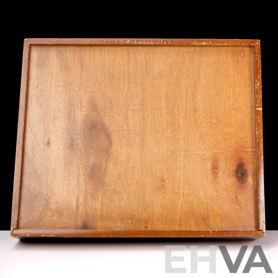 Collection of Vintage Painted Timber Building Blocks