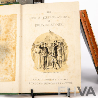 Collection Books Regarding Exploration Including the Crossing of Antarctica, the Life & Explorations of David Livingston and More