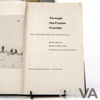 Collection Books Regarding Exploration Including the Crossing of Antarctica, the Life & Explorations of David Livingston and More
