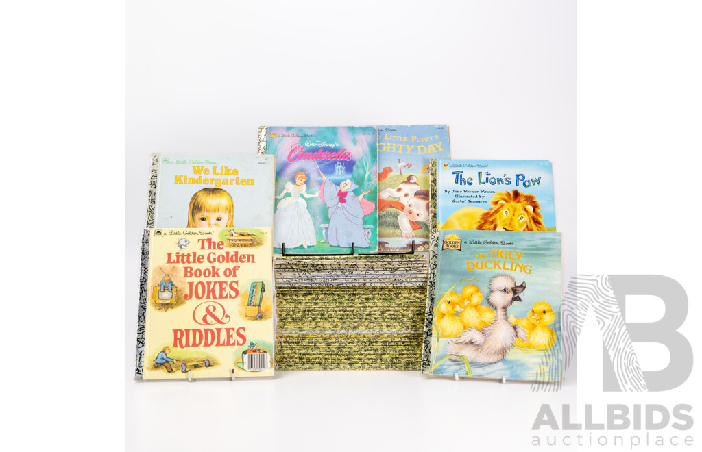Large Collection Approx 47 Little Golden Books
