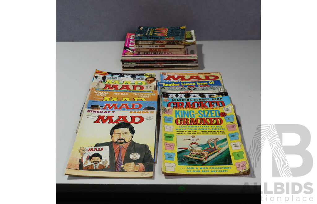 Collection Australian Mad Magazines and Books