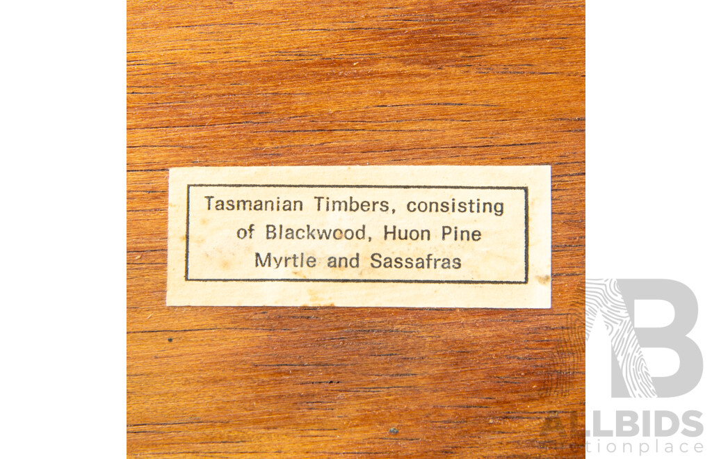 Nice Collection Australian Hand Turned Treen Including Huon Pine Mortar & Pestle, Bloodwood & She Oak Dish by Neal Kirkham with Pewter Top and More