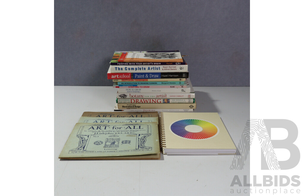 Collection Books Regarding Art Technique
