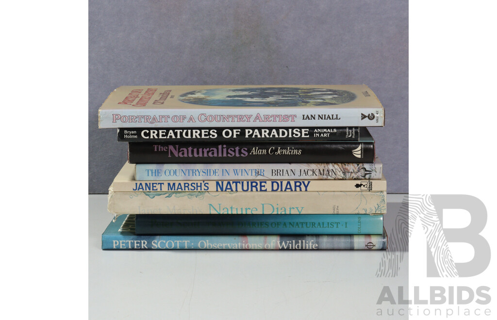 Collection Books Regarding Artists Peter Scott & C F Tunnicliffe