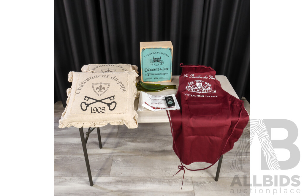 Collection of Souvenir Items From Chateauneuf-Du-Pape