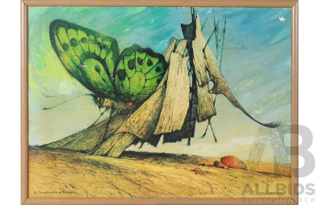 Ainslie Roberts (20th Century, Australian, 1911-1993), The Transformation of Bumba, Vintage Reproduction Print of Original, 51 x 69 cm (frame)