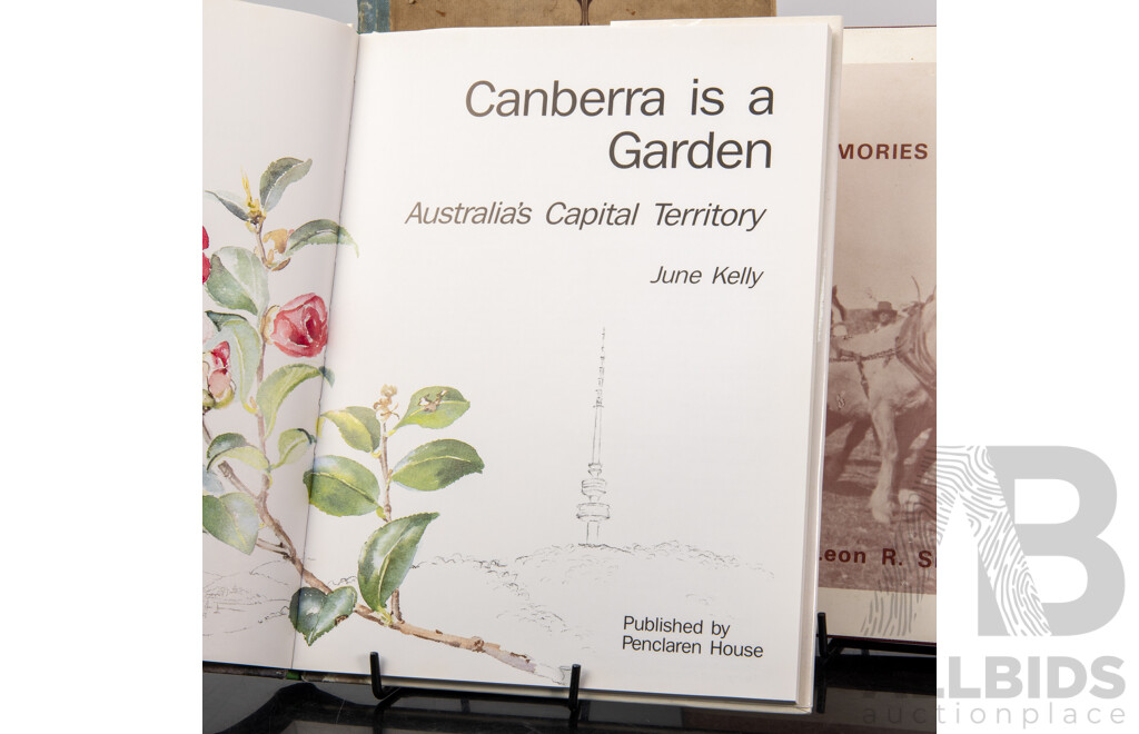 Collection Books Relating to Canberra & District Including First Edition Canberra's First Hundred Years by Fred W Robinson, 1924, Signed June Kelly Example and More