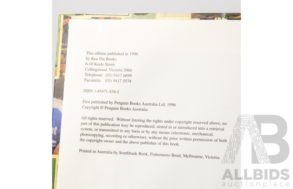 Collection Books Relating to Australian Sport Comprising Signed Jonah Lomu, David Campese, Olympic Gold Signed by Author R Poke and 100 Years of Australian Football