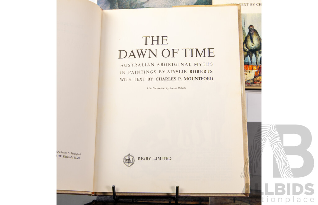 Collection Five Books on Australian Indigenous Myths Illustrated by Ainslie Roberts, Including First Edition the First Sunrise, All Hardcovers with Dust Jackets