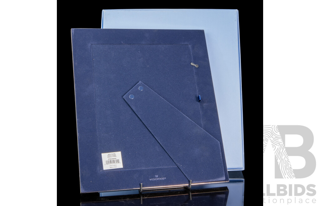 Wedgwood Silver Plate Photograph Frame in Original Box