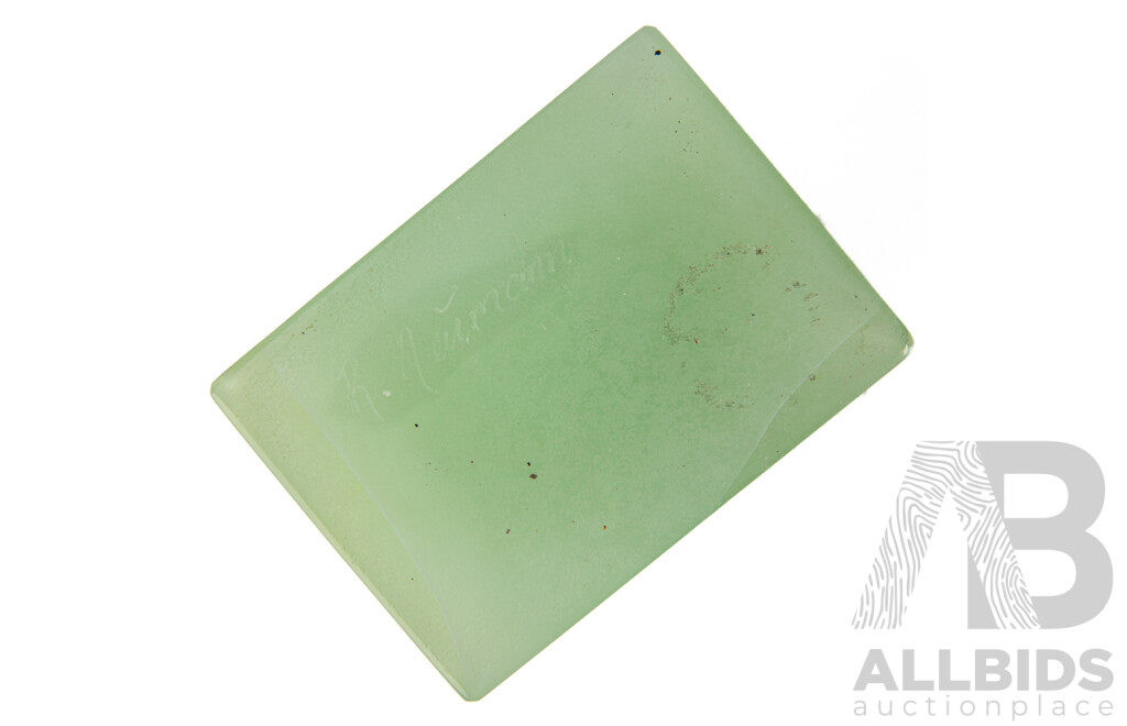 National Library of Australia Anniversary Limited Edition 55 of 100 Paperweight Hand Crafted in Recycled Glass by Local Queanbeyan Glass Artist Richard Neumann