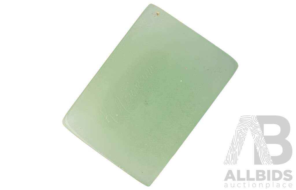 National Library of Australia Anniversary Limited Edition 16 of 100 Paperweight Hand Crafted in Recycled Glass by Local Queanbeyan Glass Artist Richard Neumann