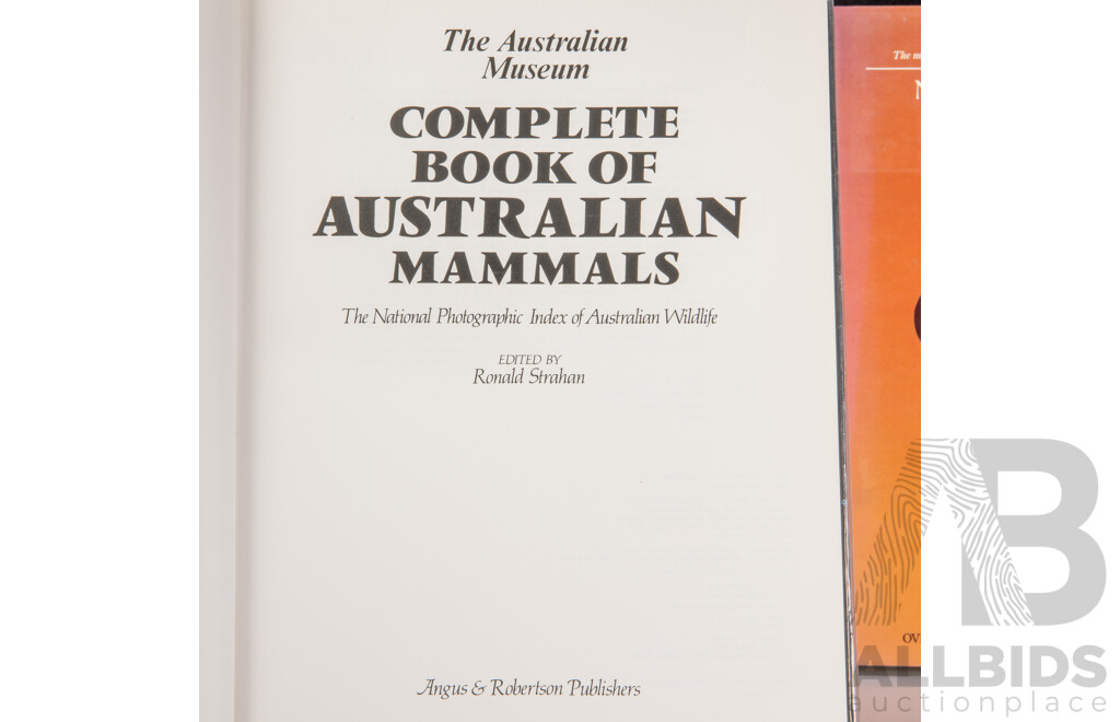 Good Collection Books Regarding Australian Bird and Animal Life Including Neville Caley, Field Guides and More