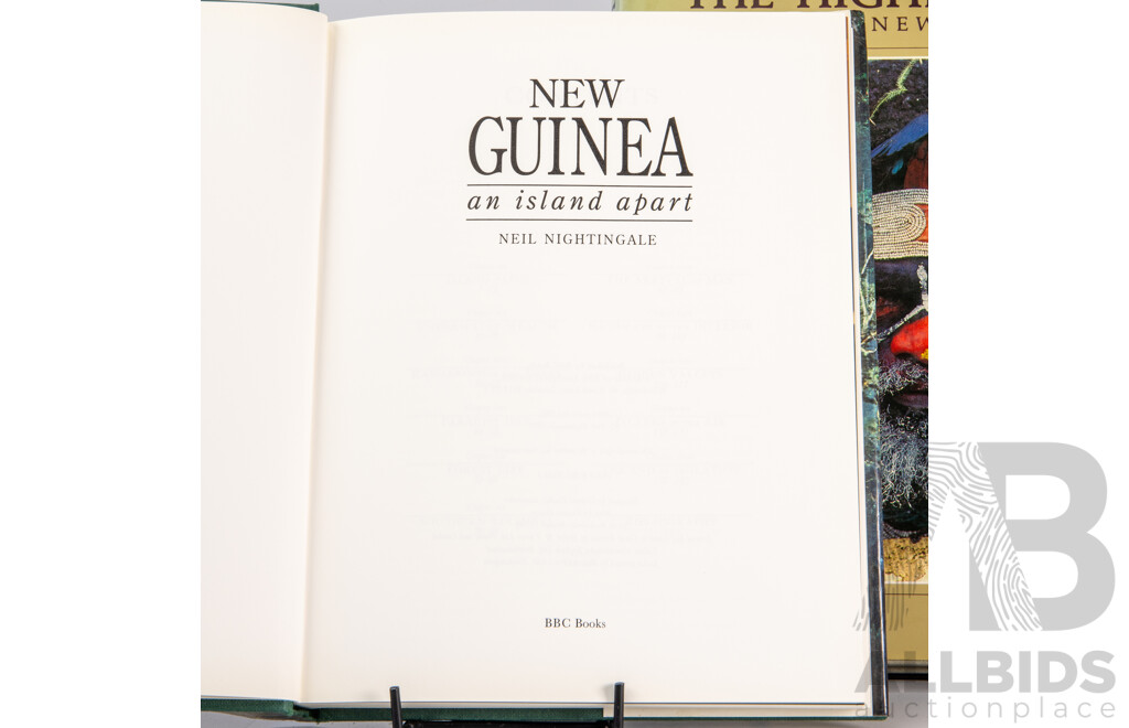 Collection Books Regarding Papua New Guinea, Mostly Hardcovers with Dust Jackets