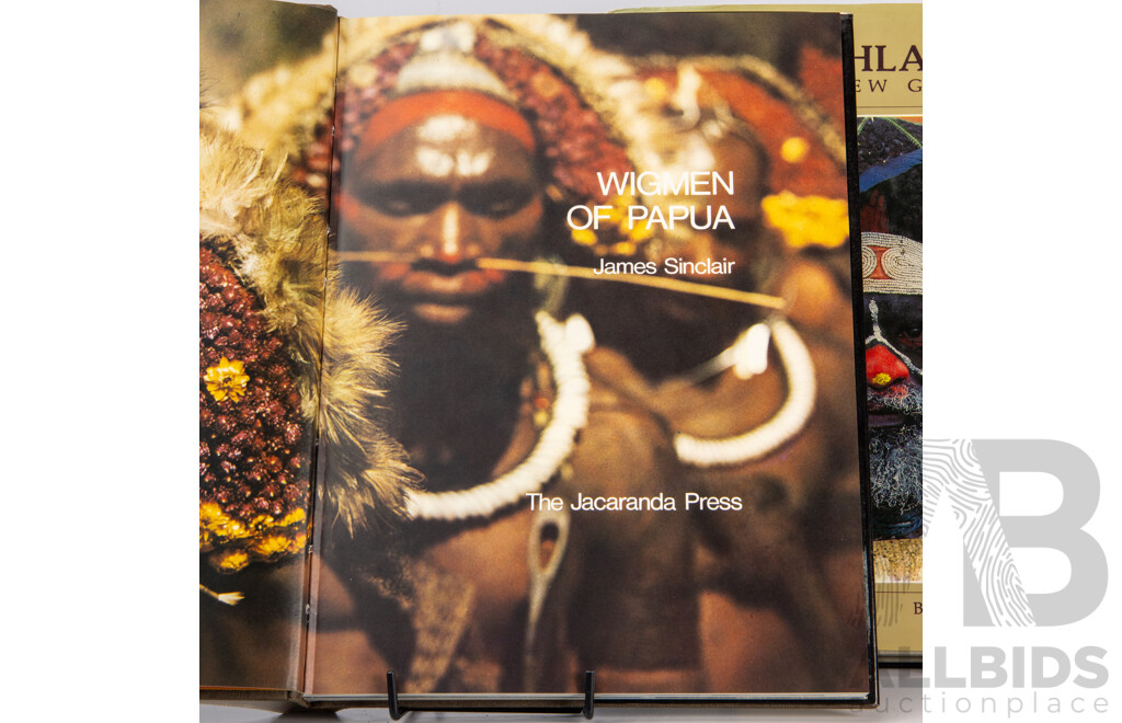Collection Books Regarding Papua New Guinea, Mostly Hardcovers with Dust Jackets