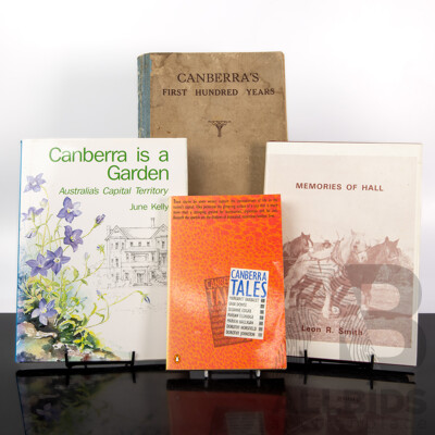 Collection Books Relating to Canberra & District Including First Edition Canberra's First Hundred Years by Fred W Robinson, 1924, Signed June Kelly Example and More