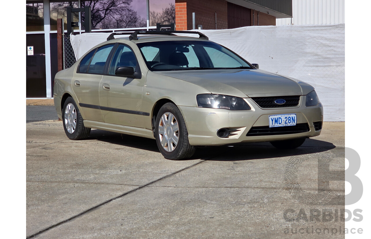 10/2007 Ford Falcon XT BF MKII 4d Sedan Gold 4.0L