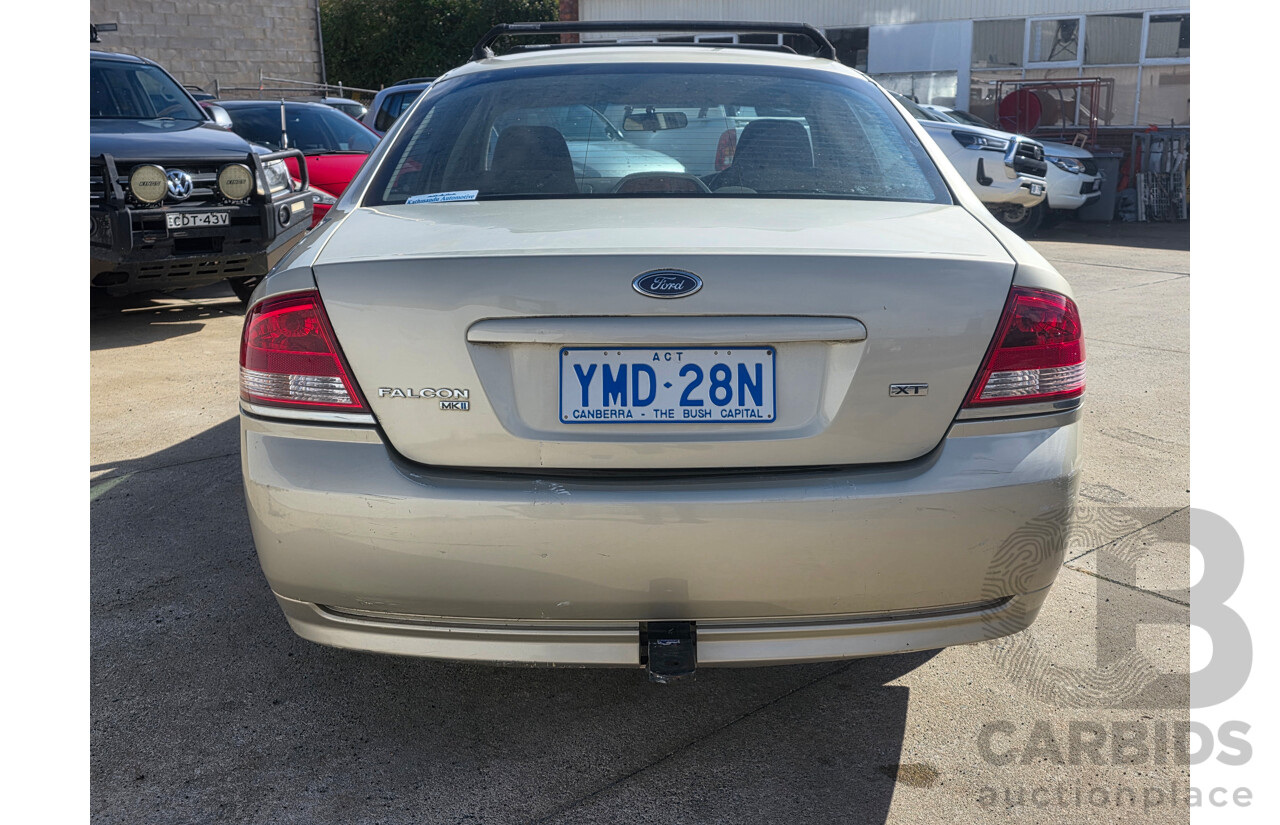 10/2007 Ford Falcon XT BF MKII 4d Sedan Gold 4.0L