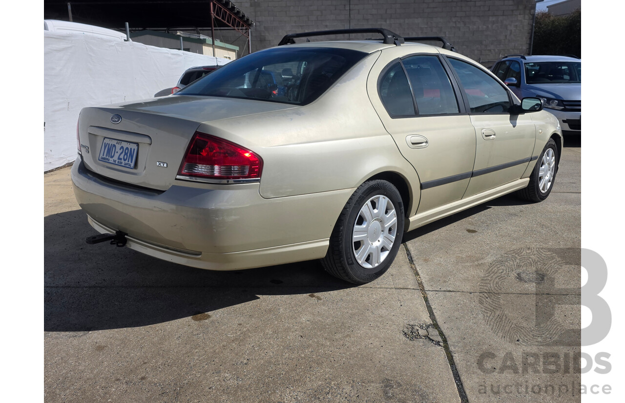 10/2007 Ford Falcon XT BF MKII 4d Sedan Gold 4.0L
