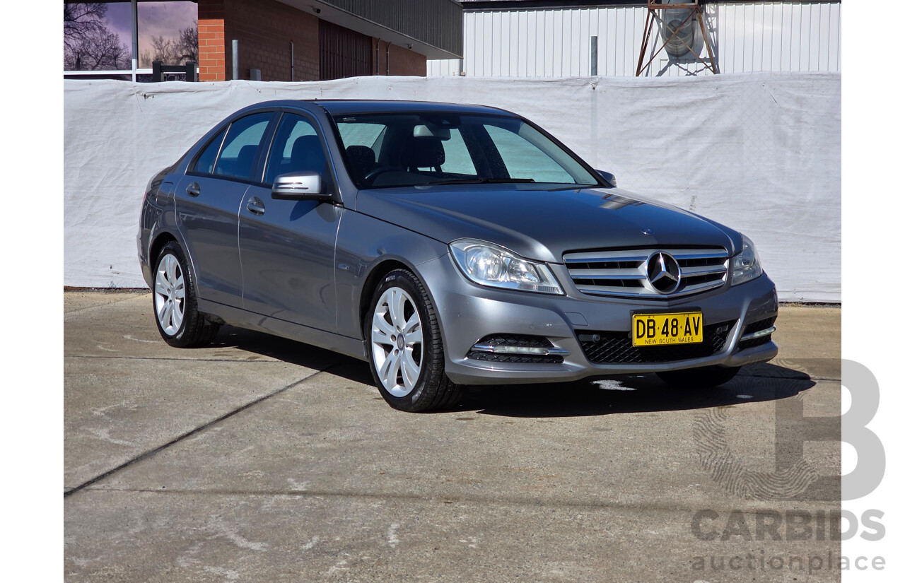 9/2011 Mercedes-Benz C200 CDI BE W204 MY11 4d Sedan Palladium Silver Turbo Diesel 2.1L