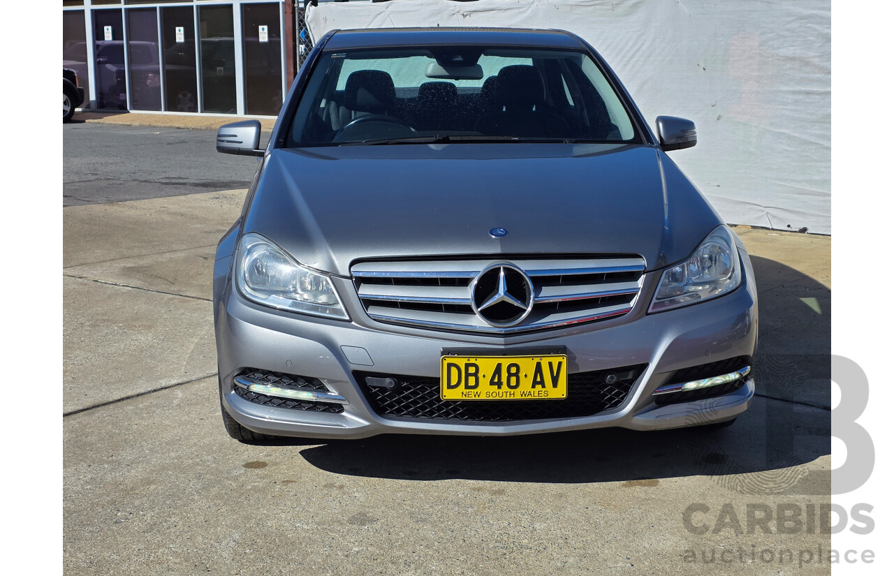 9/2011 Mercedes-Benz C200 CDI BE W204 MY11 4d Sedan Palladium Silver Turbo Diesel 2.1L