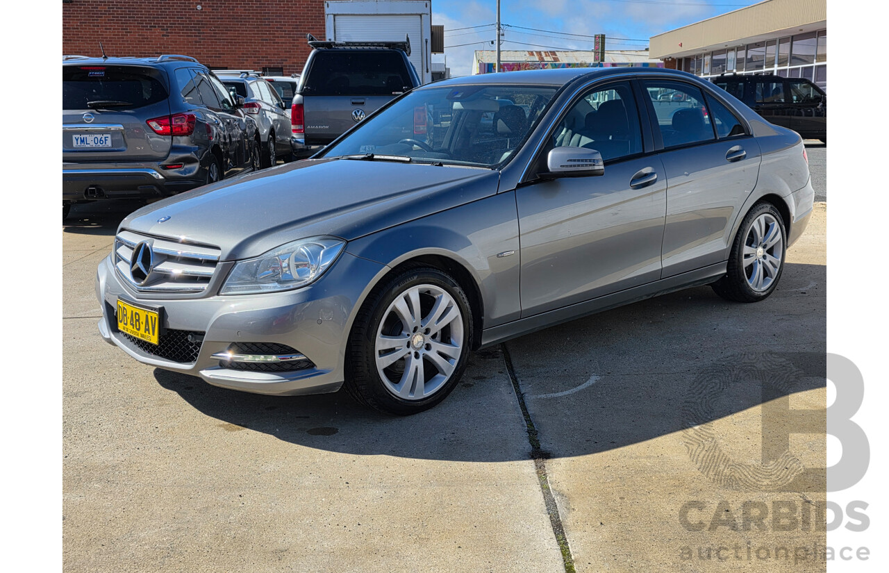 9/2011 Mercedes-Benz C200 CDI BE W204 MY11 4d Sedan Palladium Silver Turbo Diesel 2.1L