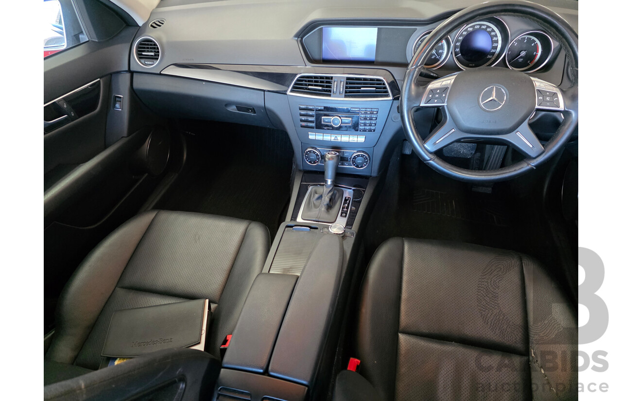 9/2011 Mercedes-Benz C200 CDI BE W204 MY11 4d Sedan Palladium Silver Turbo Diesel 2.1L