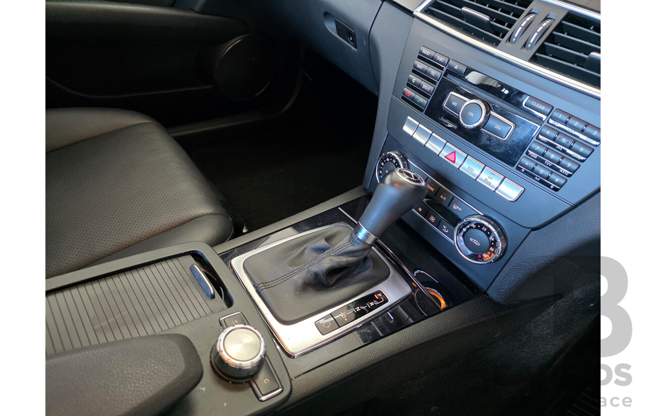 9/2011 Mercedes-Benz C200 CDI BE W204 MY11 4d Sedan Palladium Silver Turbo Diesel 2.1L